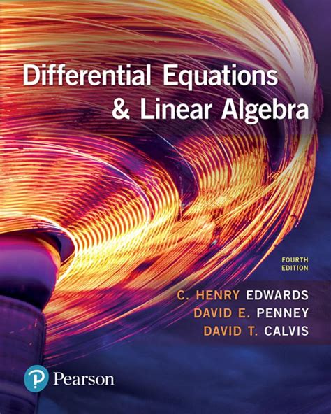 DIFFERENTIAL EQUATIONS AND LINEAR ALGEBRA 3RD EDITION SOLUTIONS MANUAL PDF Ebook Reader